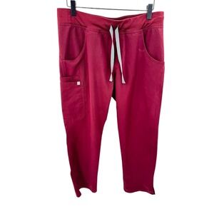FIGS Technical Collection Burgundy Scrub Pants Women's Medium